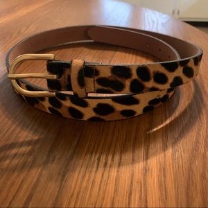 J Crew Cheetah Belt